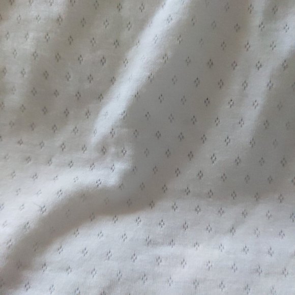 Simple Pointelle White Lace Trim Cami - Picture 3 of 4